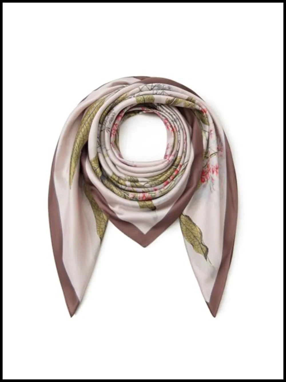 Double-Sided Silk-Touch Oversized Lightweight Square Scarf & Shawl